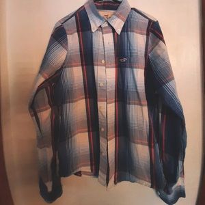 Hollister long sleeved button up